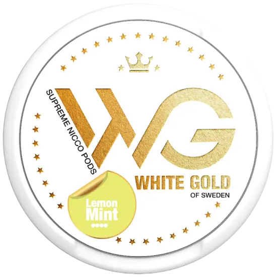 WHITE GOLD Lemon Mint Slim 6mg S4