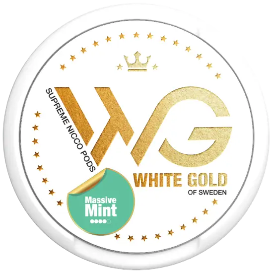 WHITE GOLD Massive Mint Slim 6mg S4