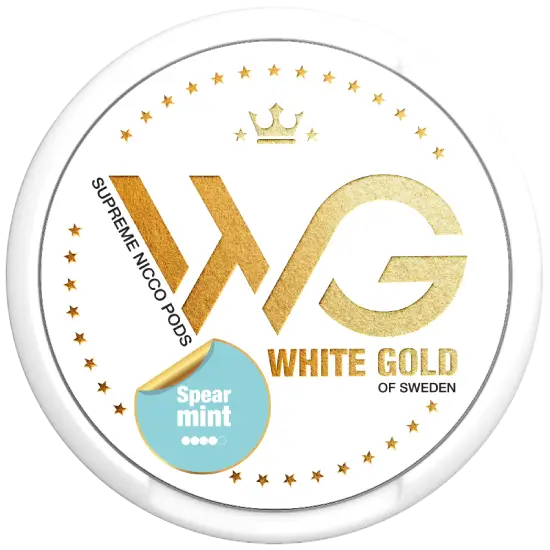 WHITE GOLD Spearmint Slim 6mg S4   