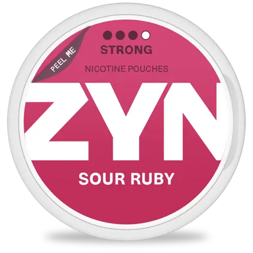 [ZYN-SR11] ZYN Sour Ruby 11mg Slim P3