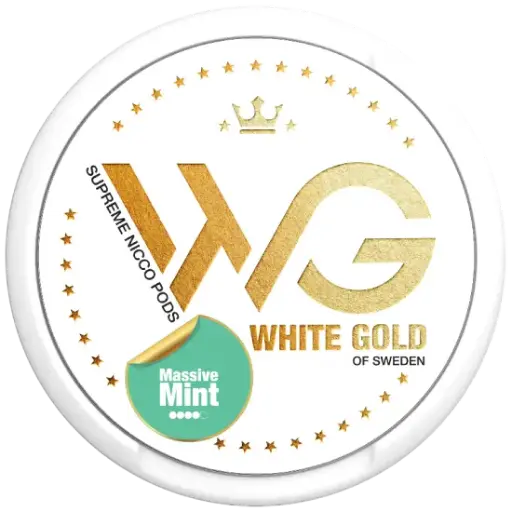 [WG-MM6] WHITE GOLD Massive Mint Slim 6mg S4