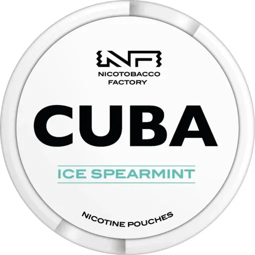 [CUB-WIS12] CUBA White Ice Spearmint Slim 12mg S4