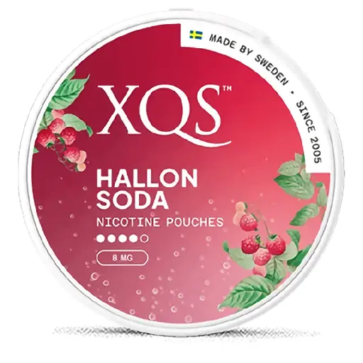 [XQS-HS8]  XQS Hallon Soda Slim 8mg S4