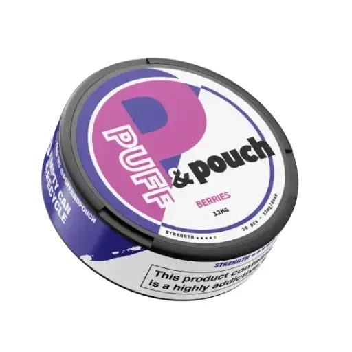[PP-B12] PUFF & POUCH Berries Slim 12mg S4
