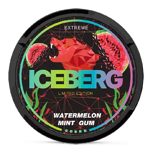 [ICE-WMG35] ICEBERG Watermelon Mint Gum Slim 35mg S5