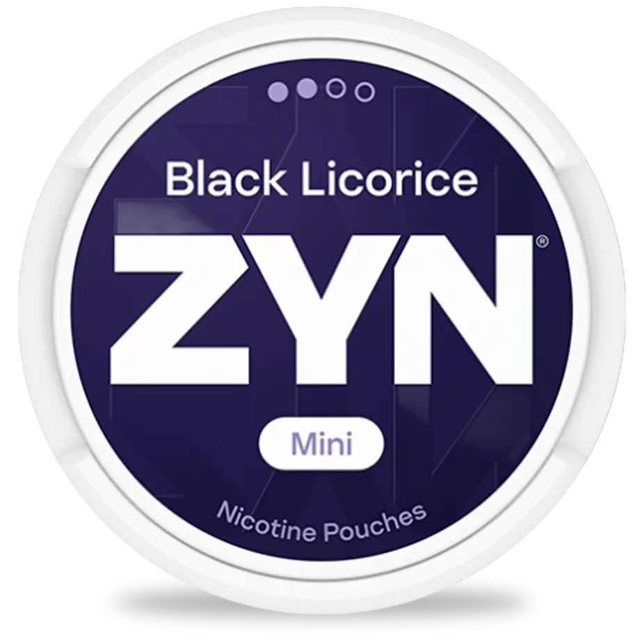 ZYN - Mini Dry Black Licorice- 3 mg - 2 Dot - X20 