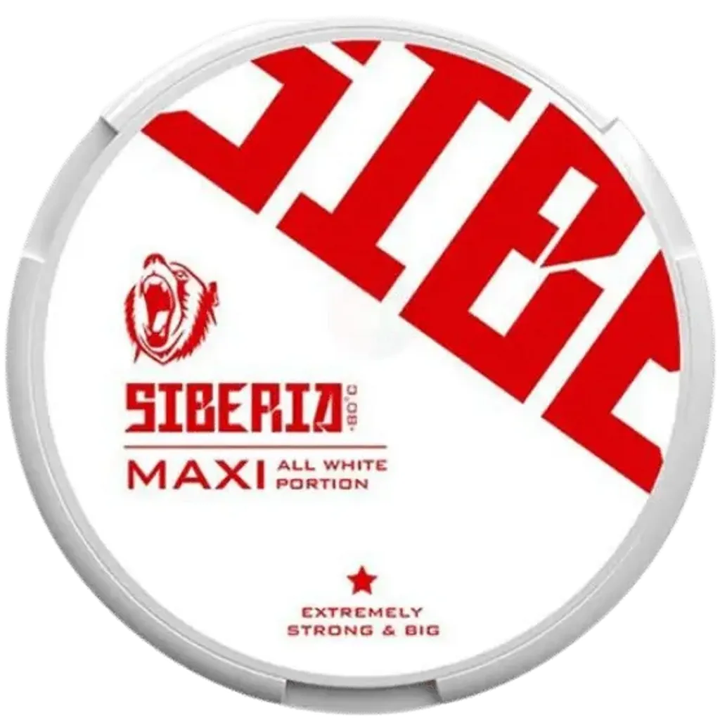 SIBERIA - Maxi All White Portion - 30mg - 5 Dot - x20 