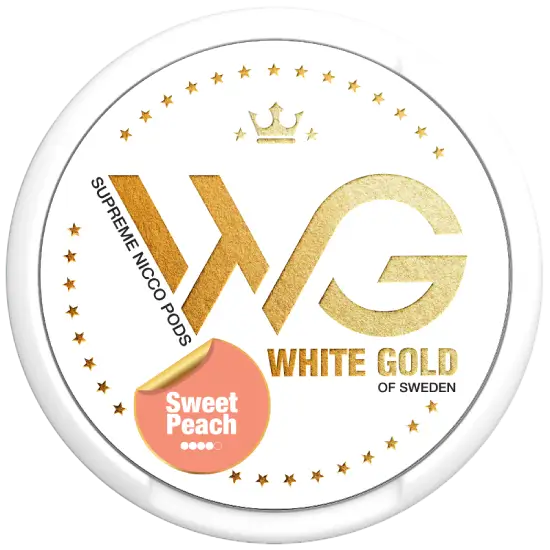 WHITE GOLD - Sweet Peach - 6mg - 4 Dot - x20     