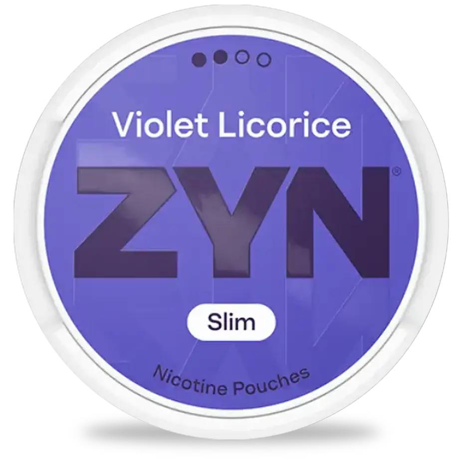 ZYN - Violet Licorice Slim S2 - 6mg - 2 Dot - x21   