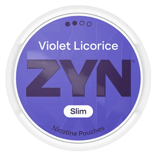 ZYN - Violet Licorice Slim S2 - 6mg - 2 Dot - x21   