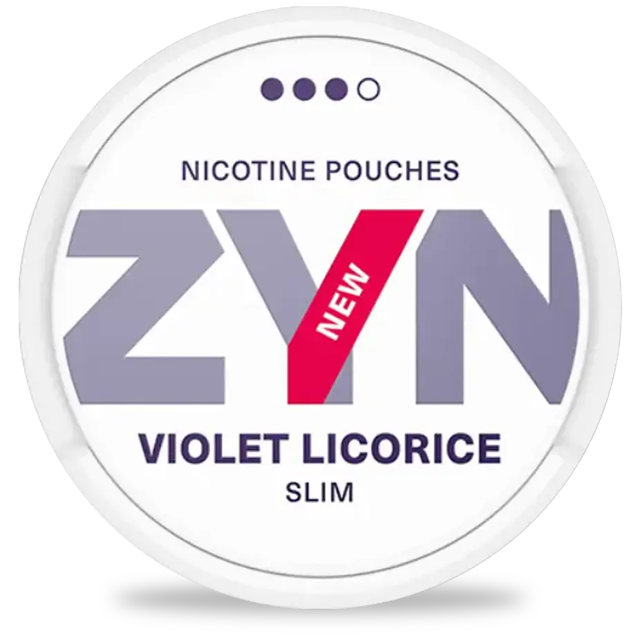 ZYN - Violet Licorice Slim - 9mg - 3 Dot - x21 