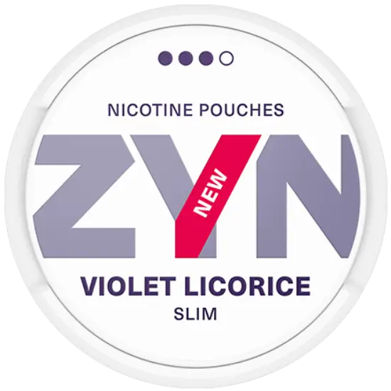 ZYN - Violet Licorice Slim - 9mg - 3 Dot - x21 