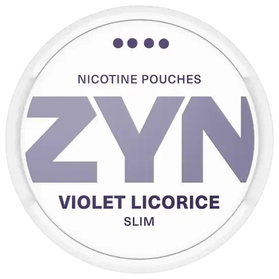 ZYN - Violet Licorice Slim - 11mg - 4 Dot - X21 