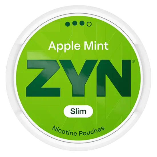 ZYN - Apple Mint Slim - 9mg - 3 Dot - x21  