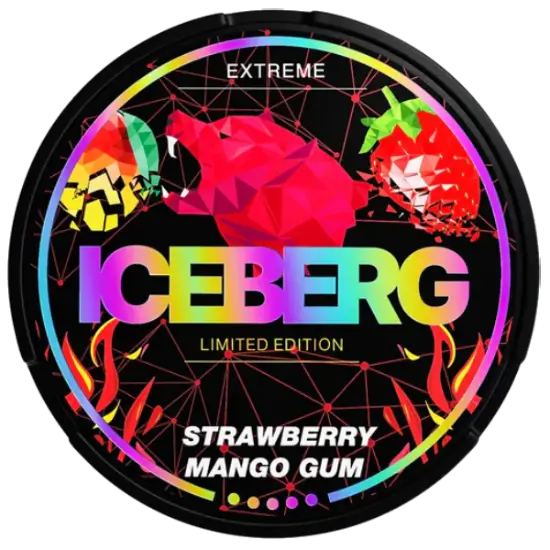 ICEBERG - Strawberry Mango Gum - 40mg - 5 Dot - x20  