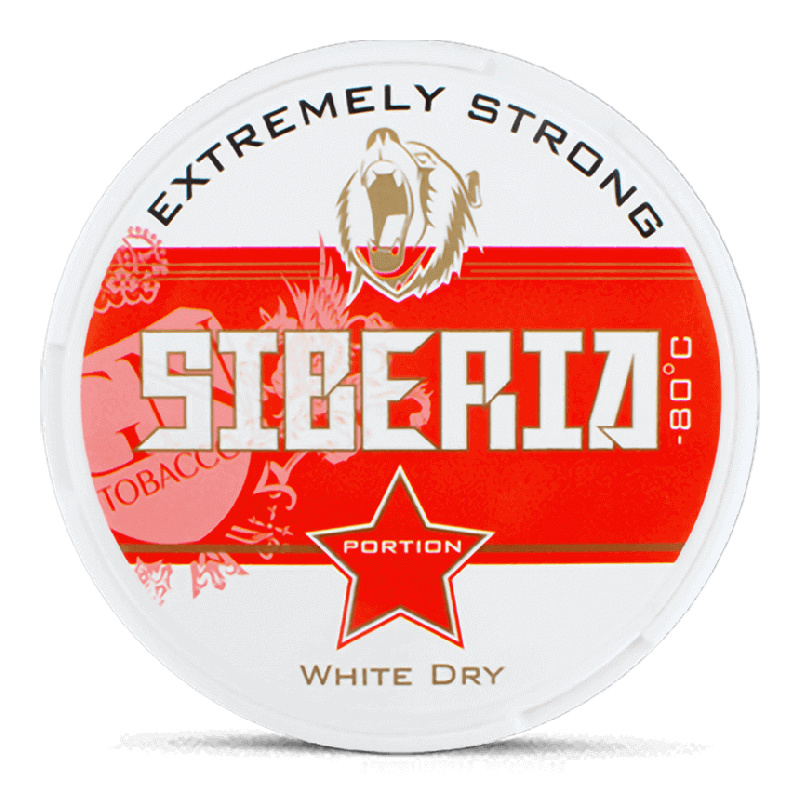 SIBERIA - White Dry - 34mg - 6 Dot - x20