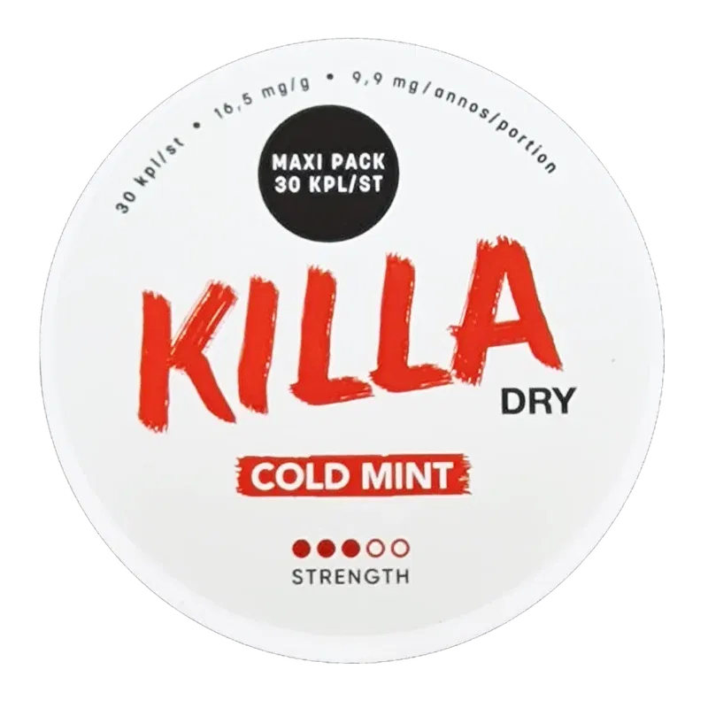 KILLA - Cold Mint - 10mg - 3 Dot - x30
