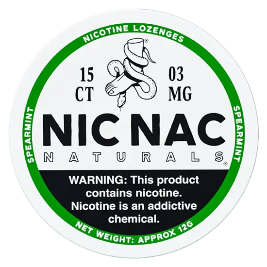 NIC NAC - Spearmint - 6mg - 3 Dot - x15