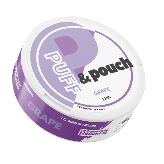 Puff & Pouch - Grape - 12mg - 4 Dot - x20