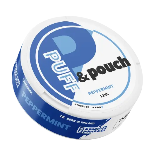 Puff & Pouch - Peppermint - 12mg - 4 Dot - x20