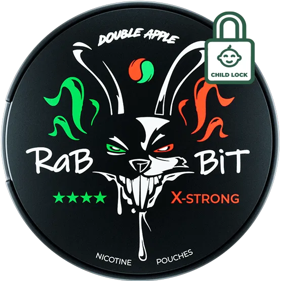 RABBIT - Double Apple - 50mg - 4 Dot - x20
