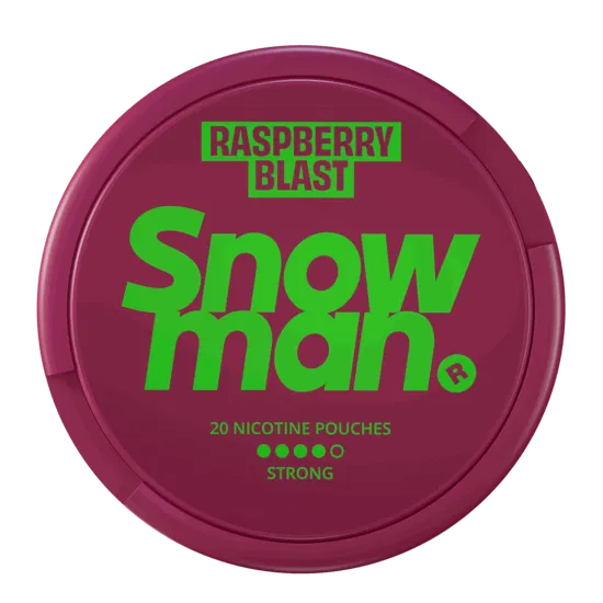 SNOWMAN - Raspberry Blast - 12mg - 4 Dot - x20