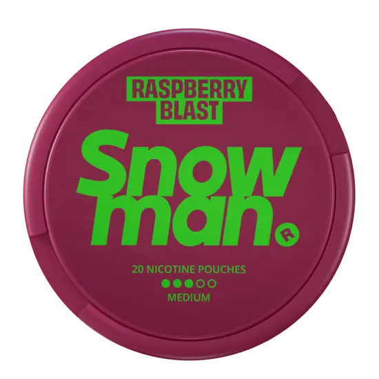 SNOWMAN - Raspberry Blast - 9mg - 3 Dot - x20