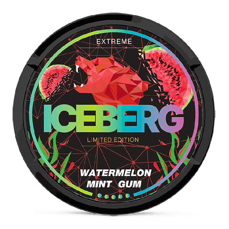 ICEBERG - Watermelon Mint Gum - 35mg - 5 Dot - x20