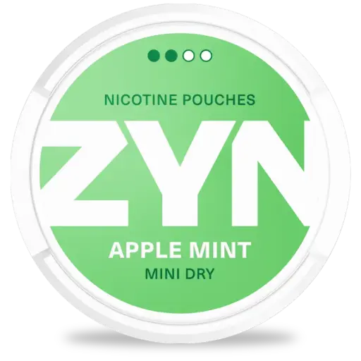 [AM-3] ZYN - Mini Dry Apple Mint - 3 mg - 2 Dot - X20 