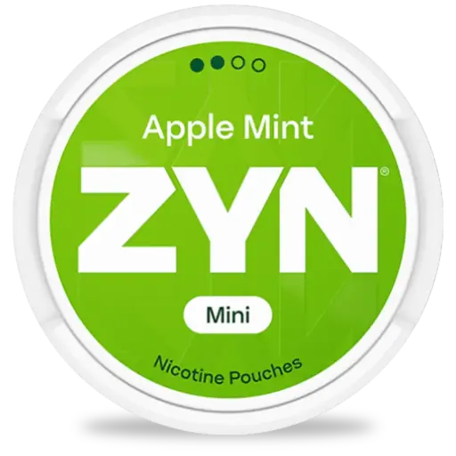 [AM-3] ZYN - Mini Dry Apple Mint - 3 mg - 2 Dot - X20 