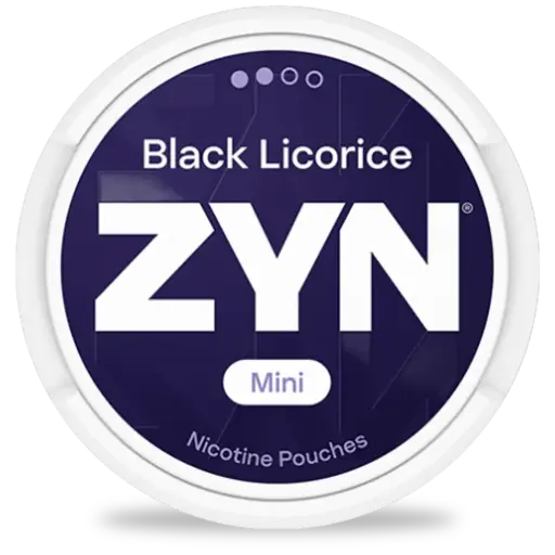 [BL-3] ZYN - Mini Dry Black Licorice- 3 mg - 2 Dot - X20 