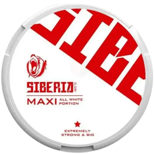 SIBERIA - Maxi All White Portion - 30mg - 5 Dot - x20 