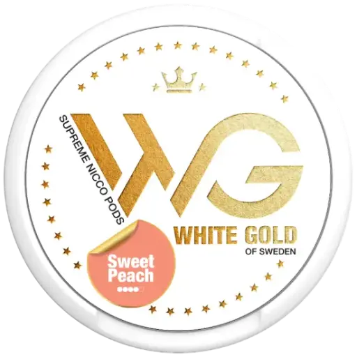 WHITE GOLD - Sweet Peach - 6mg - 4 Dot - x20     