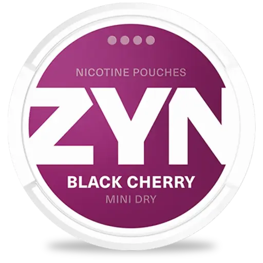 ZYN - Black Cherry Mini Dry - 6mg - 4 Dot - x20   