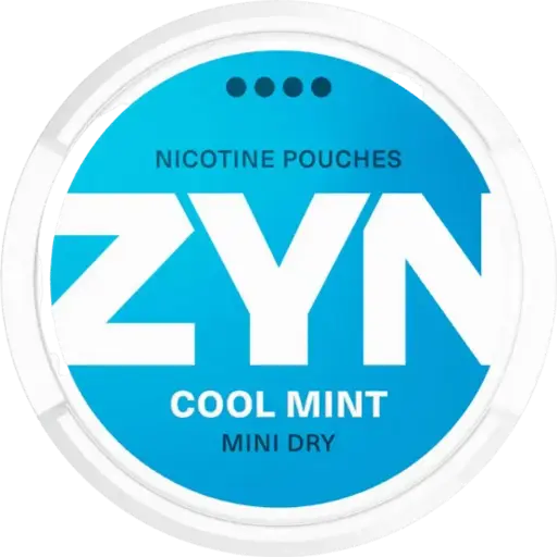 ZYN - Cool Mint Mini Dry - 6mg - 4 Dot - x20    