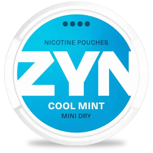 ZYN - Cool Mint Mini Dry - 6mg - 4 Dot - x20    
