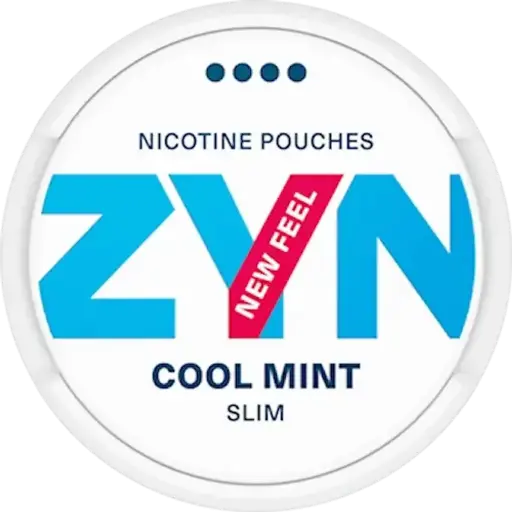 ZYN - Cool Mint Slim - 11mg - 4 Dot - X21  