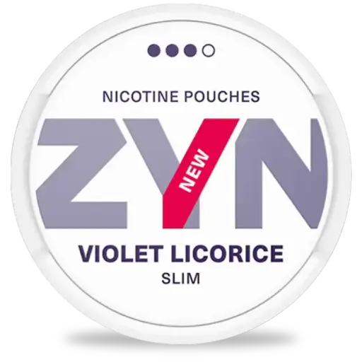 ZYN - Violet Licorice Slim - 9mg - 3 Dot - x21 