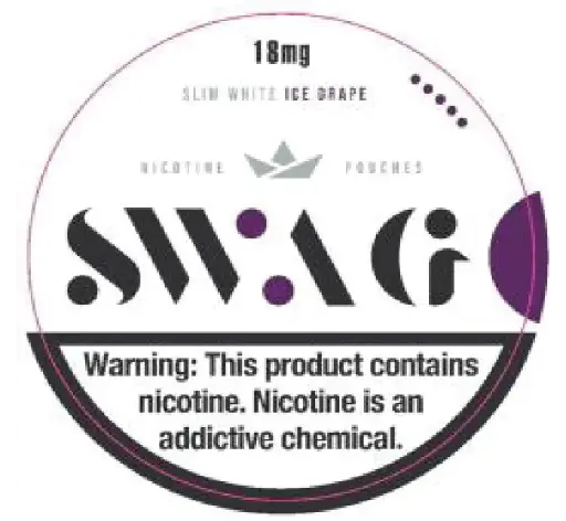 [SWA-IG18] SWAG Ice Grape Slim 18mg S5