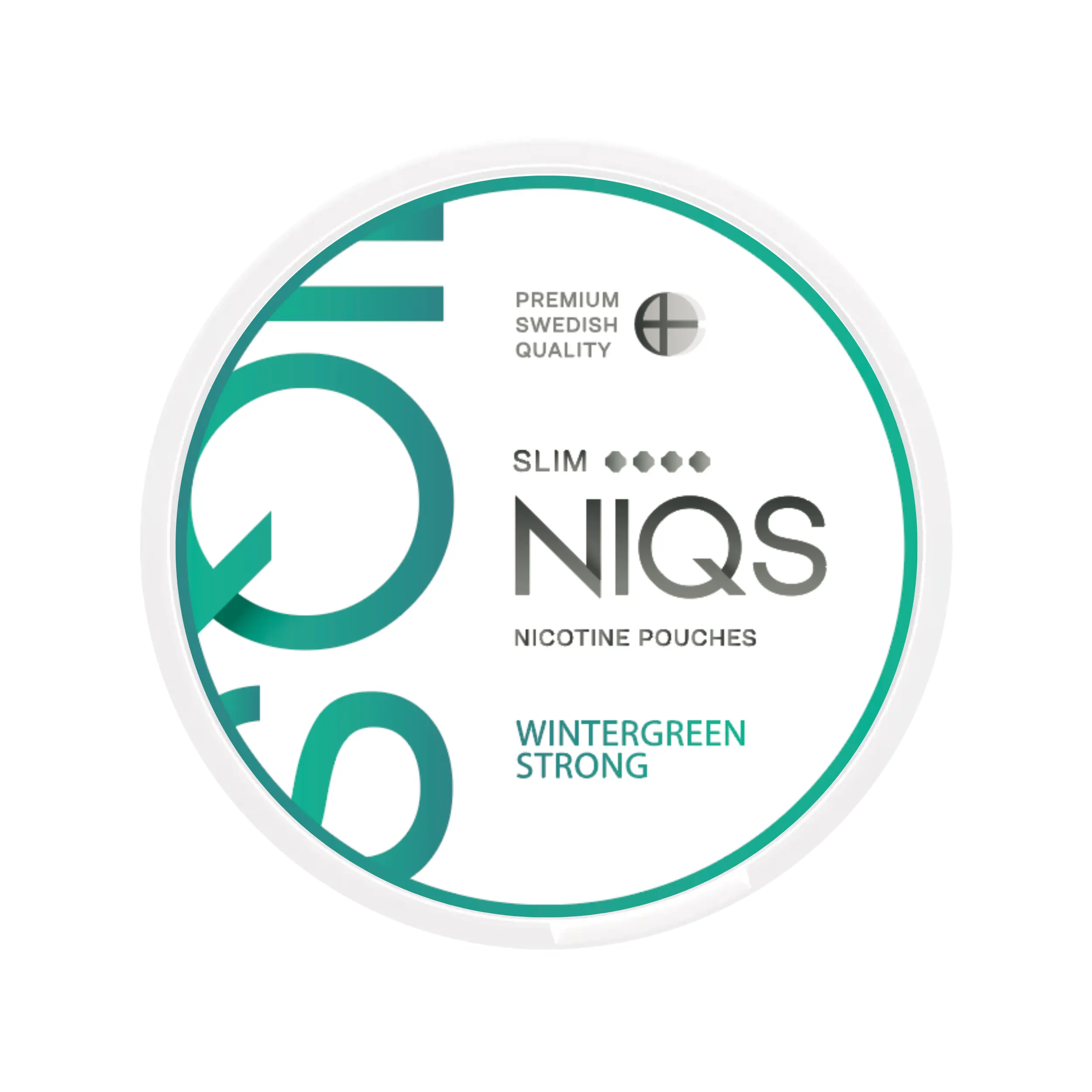 NIQS Wintergreen Strong Slim 9mg S4  