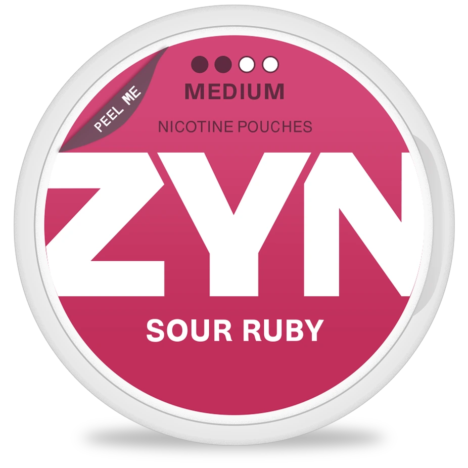 ZYN Sour Ruby 6mg Slim P2