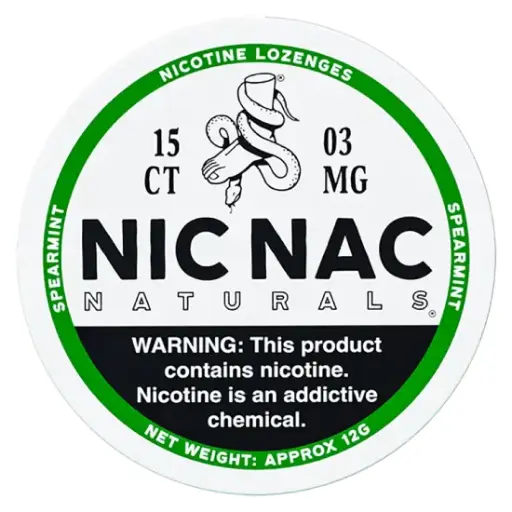 NIC NAC - Spearmint - 6mg - 3 Dot - x15