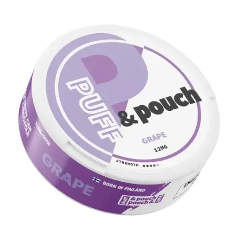 Puff & Pouch - Grape - 12mg - 4 Dot - x20