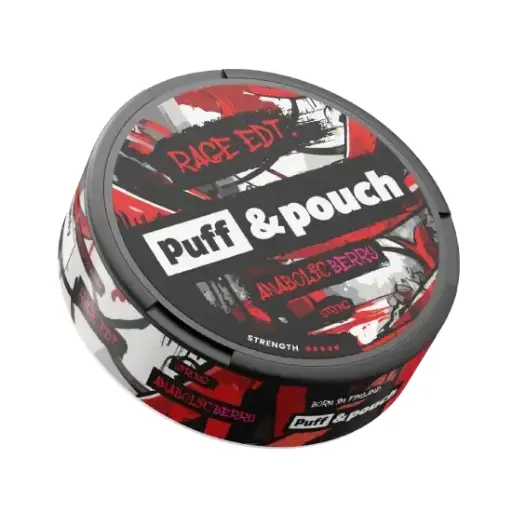 Puff & Pouch - Anabolic Berry - 20mg - 5 Dot - x20