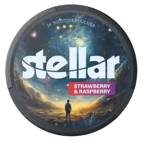 STELLAR - Strawberry & Raspberry - 8mg - 3 Dot - x24