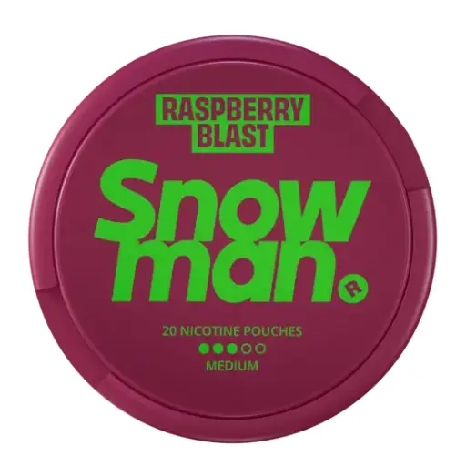 SNOWMAN - Raspberry Blast - 9mg - 3 Dot - x20
